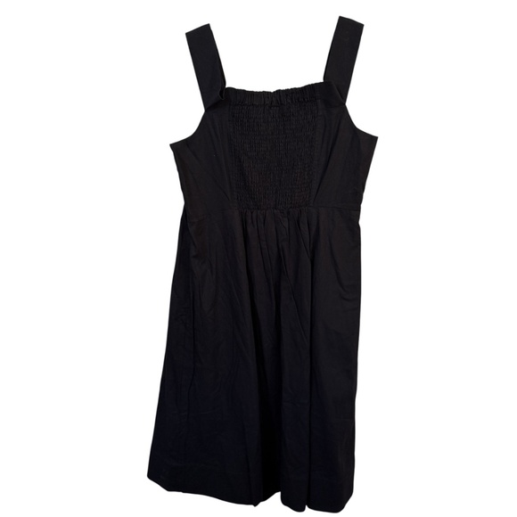 City Chic Dress Summer Daze Black Linen Sz 18 Corset Coquette Whimsigoth Date - Picture 3 of 9